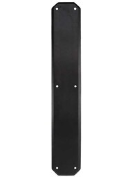Solid-Bronze Angular Push Plate.